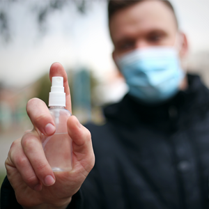 antimicrobial and antiviral, mask treatment, kills virus